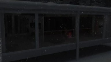 A wintery FUTA Blowjob